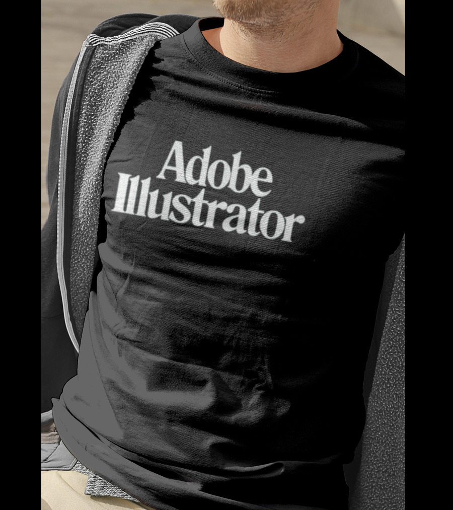 Adobe Illustrator Classic Typography T-Shirt
