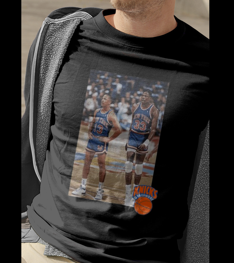 Mitchell And Ness NY Knicks Brunson Camiseta Player Photo Vintage Basketball 13 33 T-Shirt