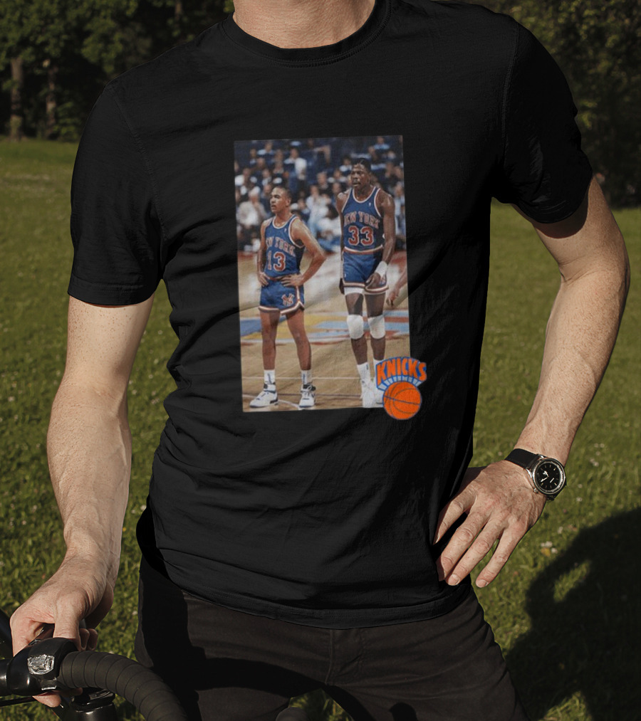 Mitchell And Ness NY Knicks Brunson Camiseta Player Photo Vintage Basketball 13 33 T-Shirt