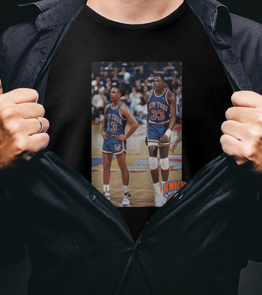 Mitchell And Ness NY Knicks Brunson Camiseta Player Photo Vintage Basketball 13 33 T-Shirt