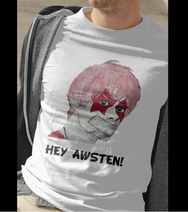 Hey Awsten Are You Gonna Play Sneaking Out Of Heaven Masked Punk T-Shirt