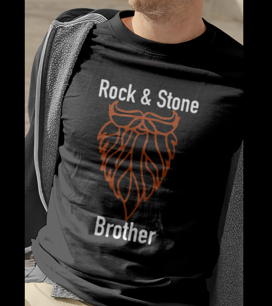 Rock And Stone Brother Beard T-Shirt
