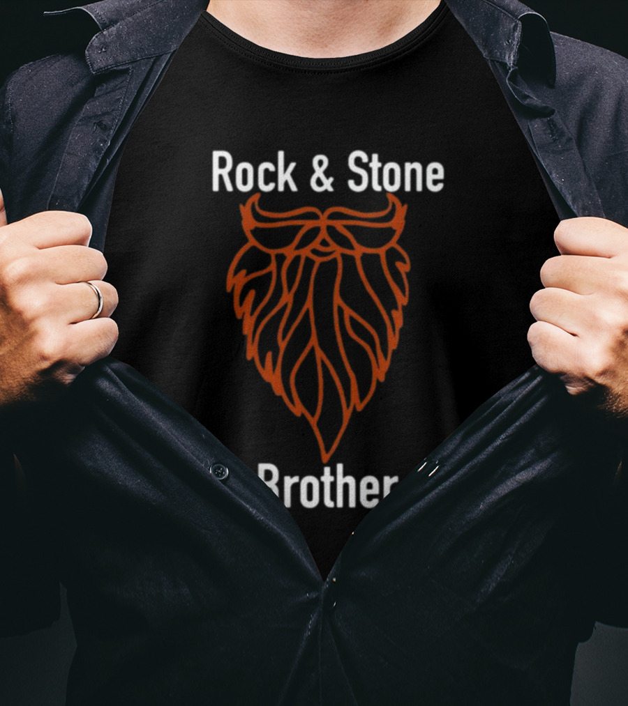 Rock And Stone Brother Beard T-Shirt