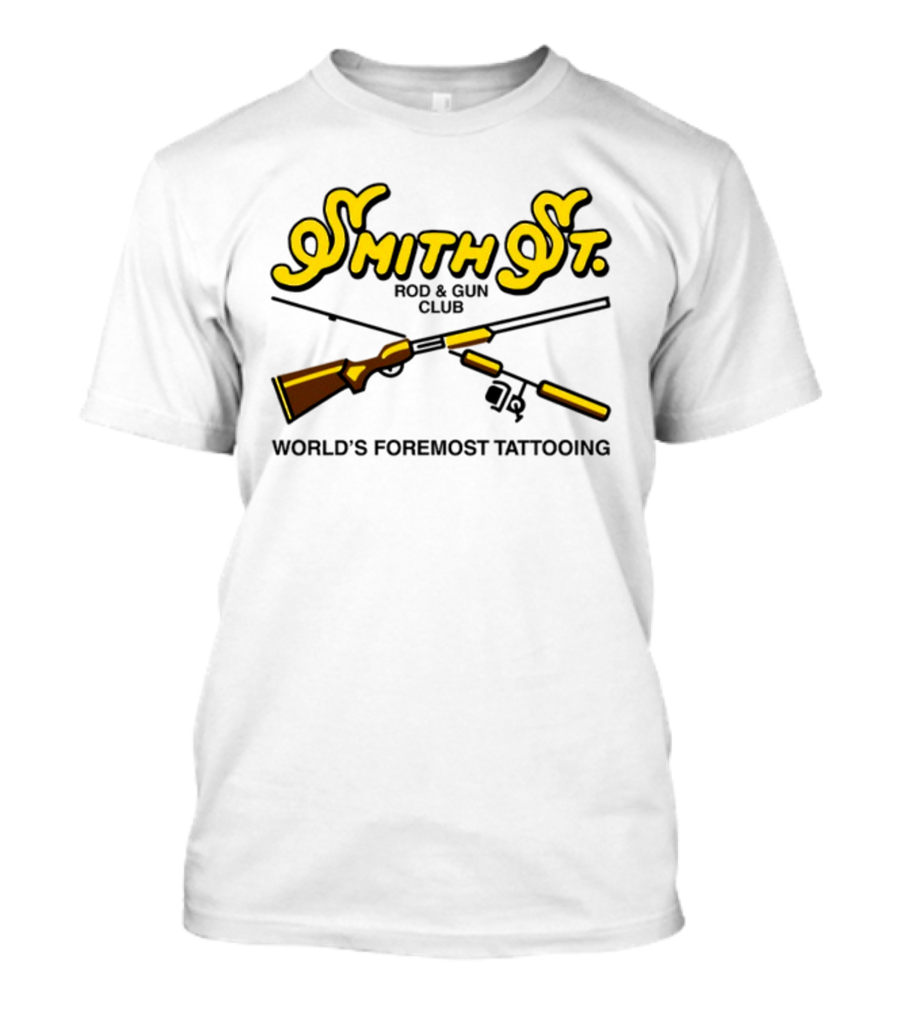 Smith St Rod And Gun Club World's Foremost Tattooing T-Shirt