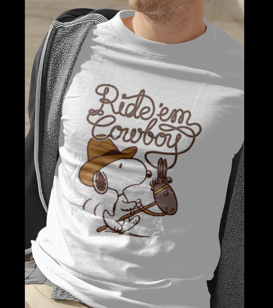Ride Em Cowboy Snoopy T-Shirt