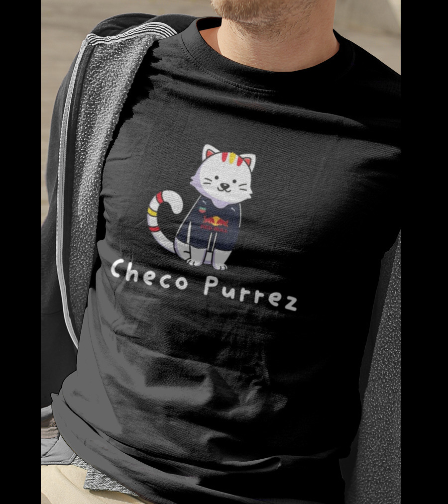 Checo Purrez Red Bull Cat T-Shirt