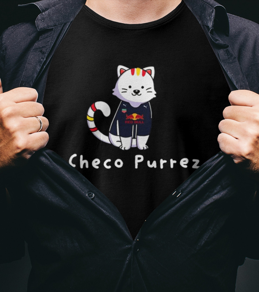 Checo Purrez Red Bull Cat T-Shirt