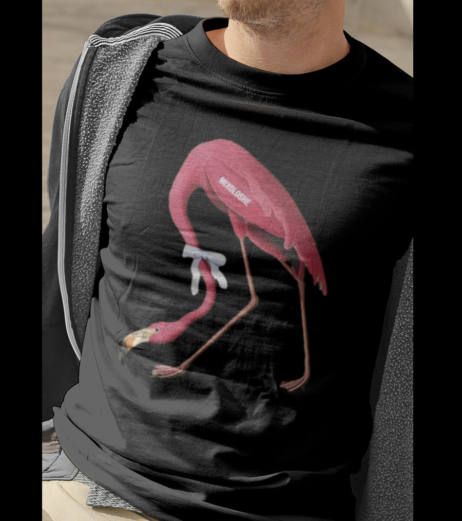 Mixoloshe Flamingo Team Crewneck T-Shirt
