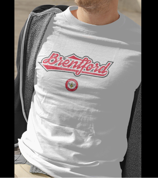 Brentford FC Football Club 1863 Script Slub T-Shirt