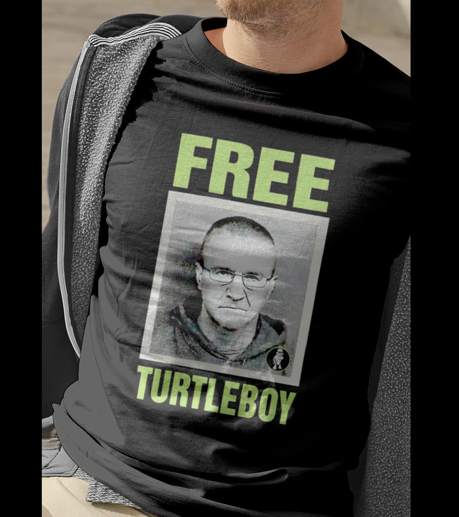 Free Turtleboy Mugshot T-Shirt
