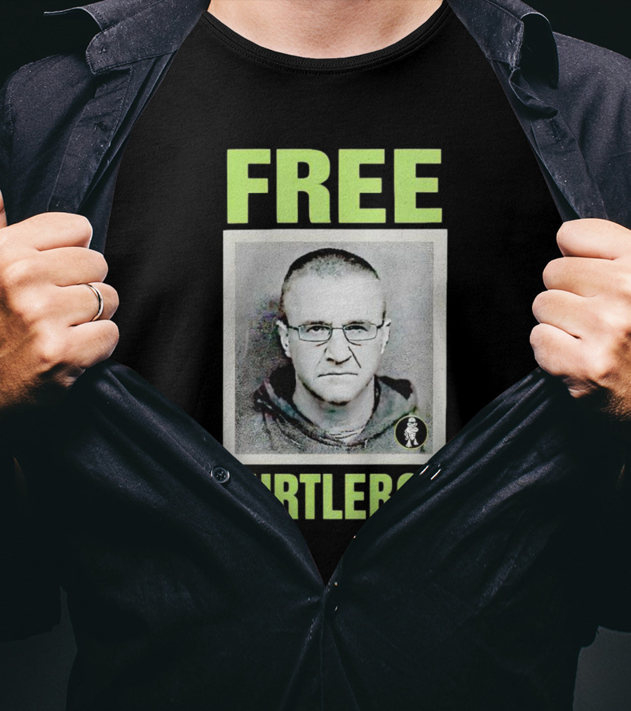 Free Turtleboy Mugshot T-Shirt