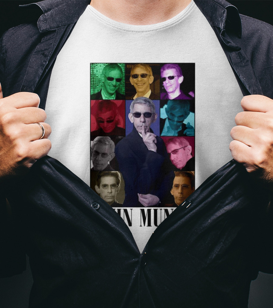John Munch Multicolor Photo Collage T-Shirt