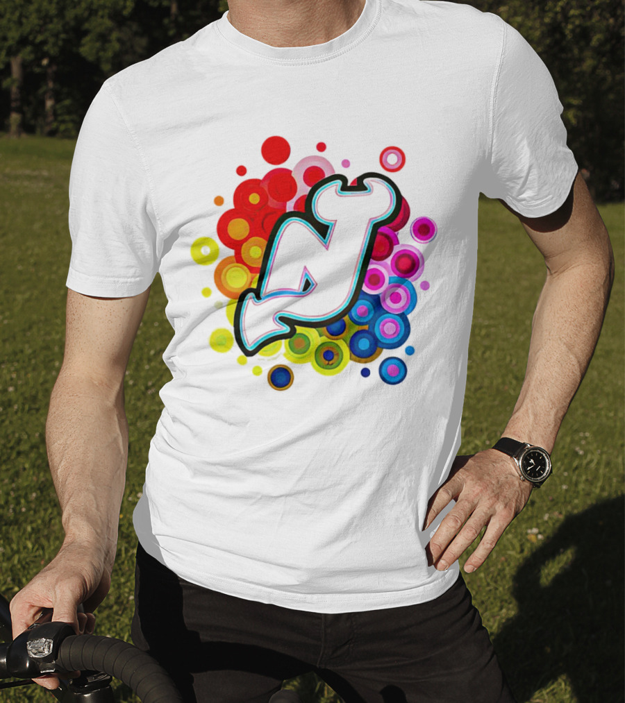 New Jersey Devils Rainbow T-Shirt