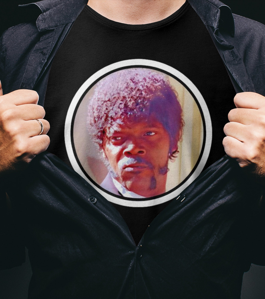 Jules Winnfield Iconic Look Pulp Fiction Samuel L Jackson Photo T-Shirt