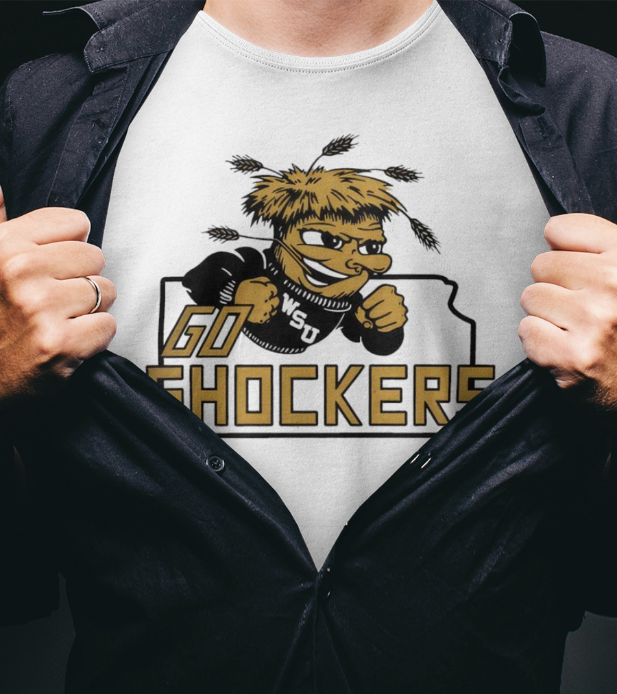 Wichita State University Go Shockers Mascot T-Shirt