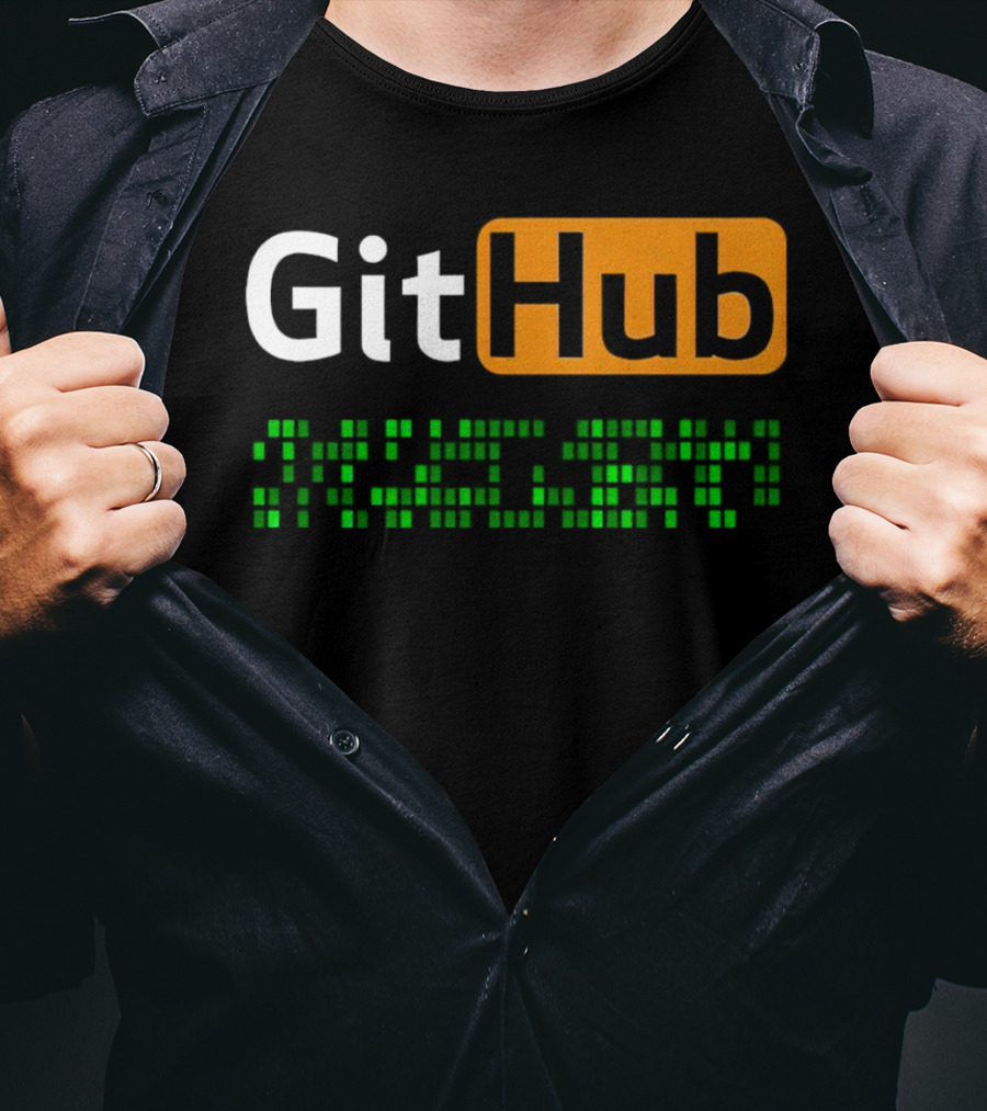 GitHub Code Contribution Squares T-Shirt