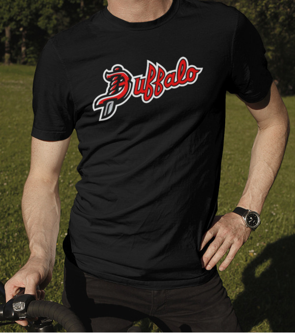 Buffalo Script With Sword T-Shirt