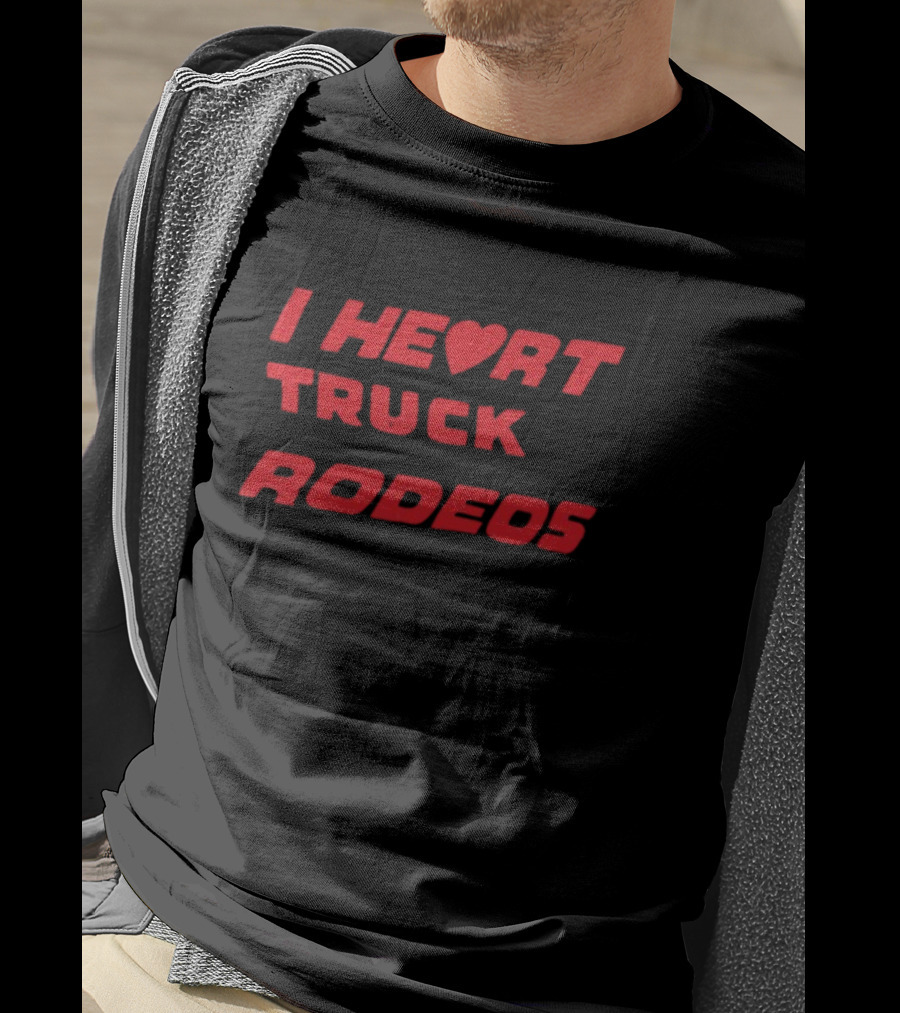 Midnight Rider I Heart Truck Rodeos Truck T-Shirt