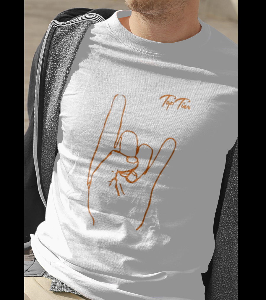 Top Tier Texas Hand Gesture Line T-Shirt