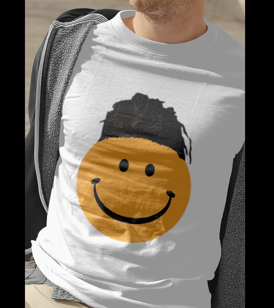 Smiling Face Have A Nice Game Emoji With Hair T-Shirt