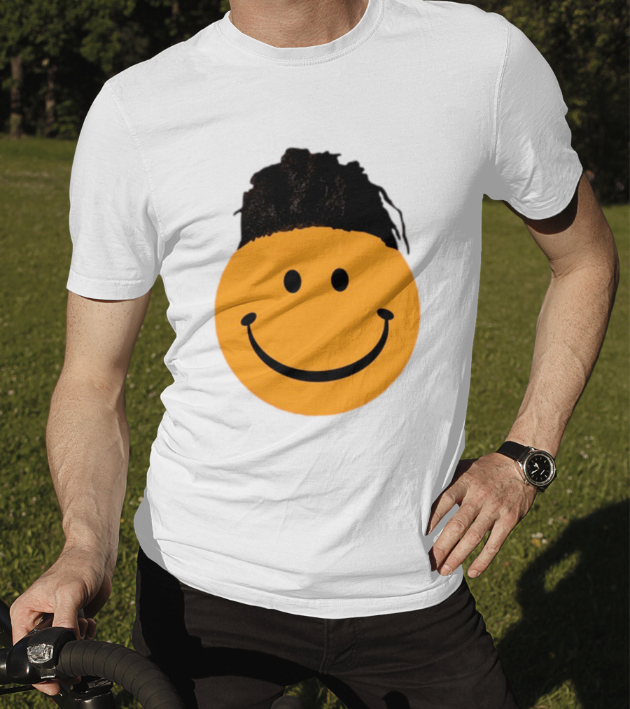 Smiling Face Have A Nice Game Emoji With Hair T-Shirt