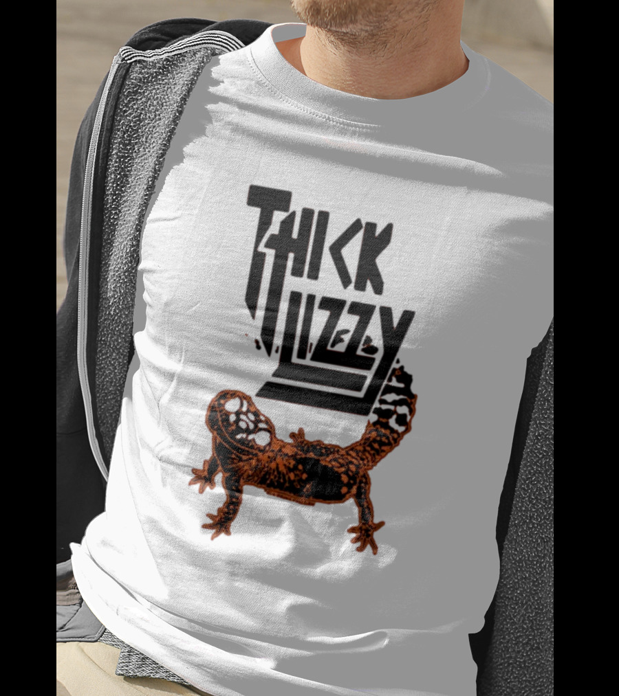 Thick Lizzy Folk Freegan Drunk Lizard T-Shirt