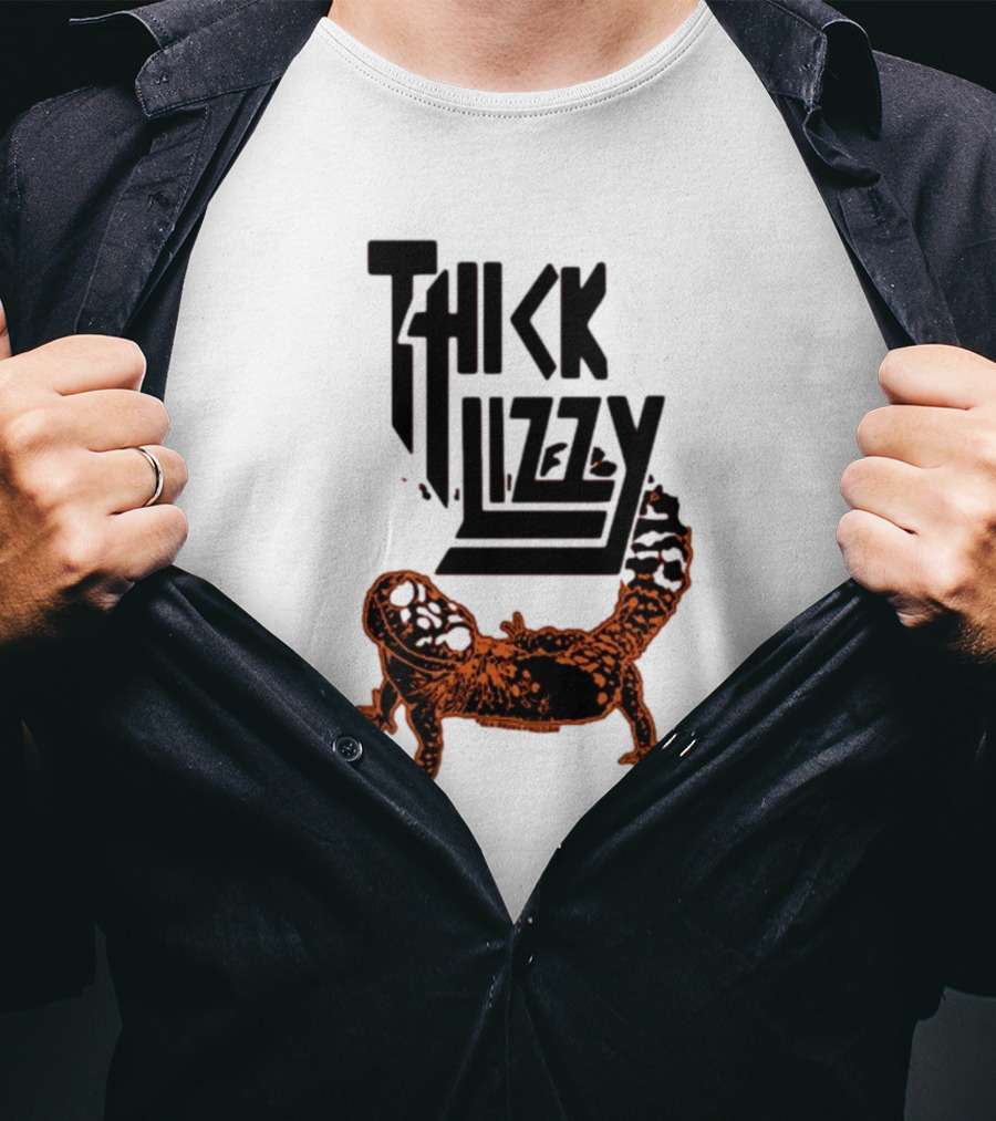 Thick Lizzy Folk Freegan Drunk Lizard T-Shirt
