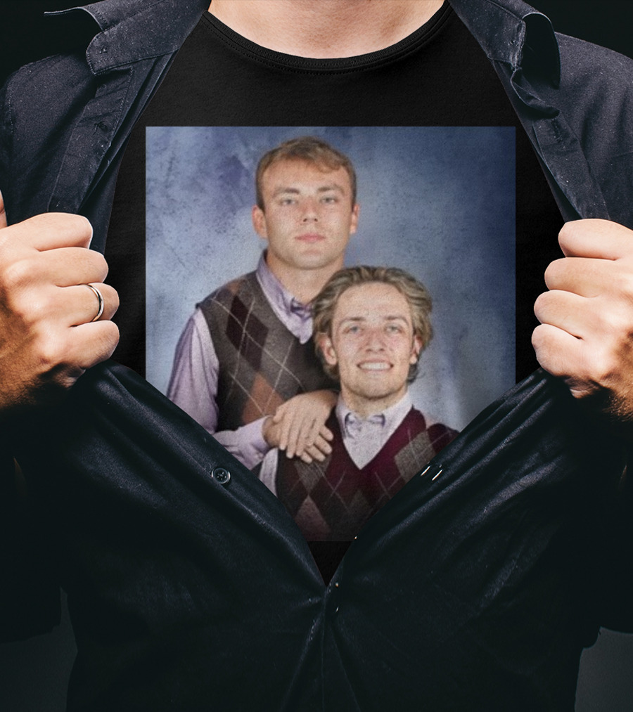 Carson Beck Brock Bowers Step Brothers Comedy Portrait T-Shirt
