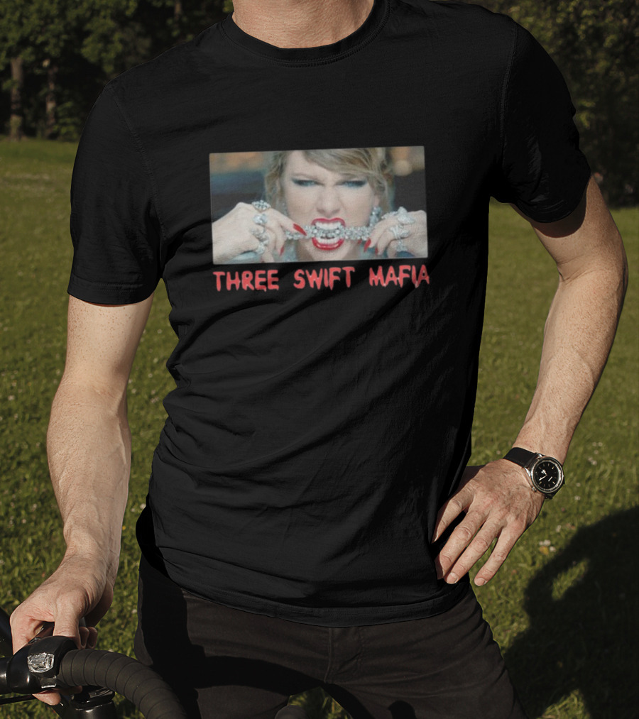 Dirtycottonmemphis Three Swift Mafia Bold Jewelry Image T-Shirt