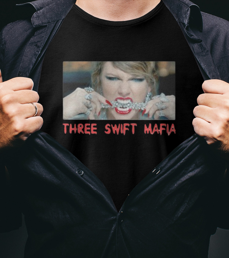 Dirtycottonmemphis Three Swift Mafia Bold Jewelry Image T-Shirt