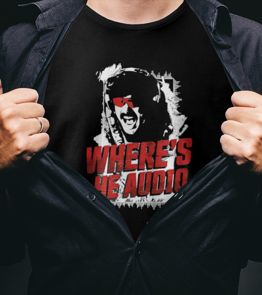 Dr Disrespect Where's He Audio T-Shirt