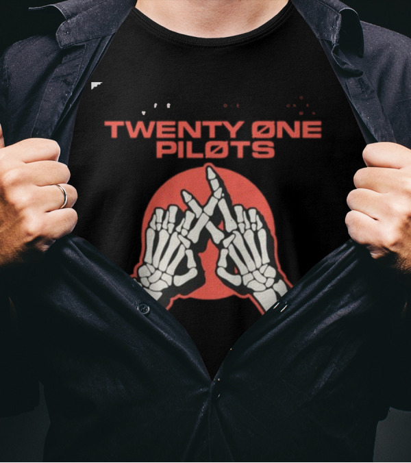 Twenty One Piløts Skeleton Hands I Created This World To Feel Some Control T-Shirt