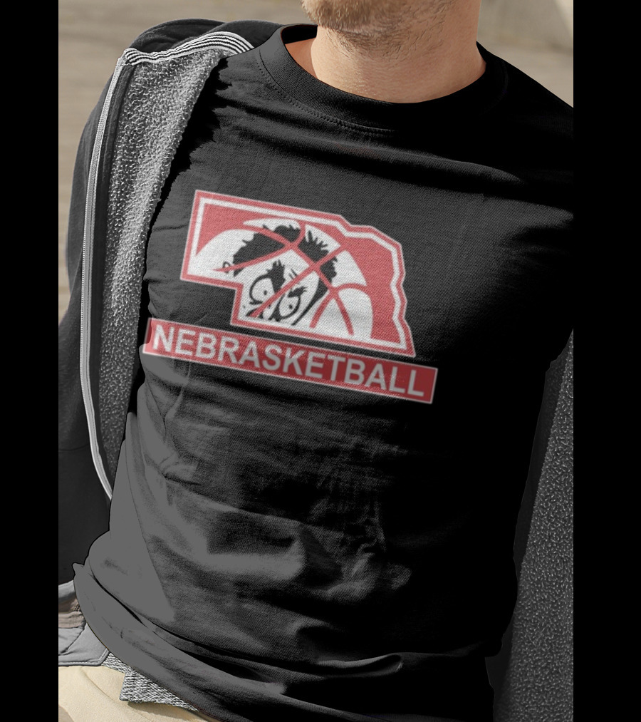 Nebraska Basketball Nebrasketball Lincoln State Mascot T-Shirt