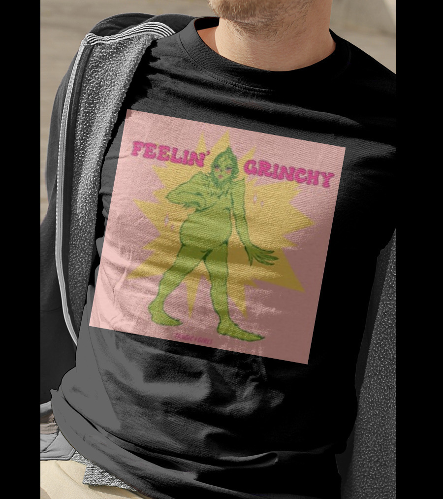 Feelin’ Grinchy Tragicgirls Retro Green Character T-Shirt