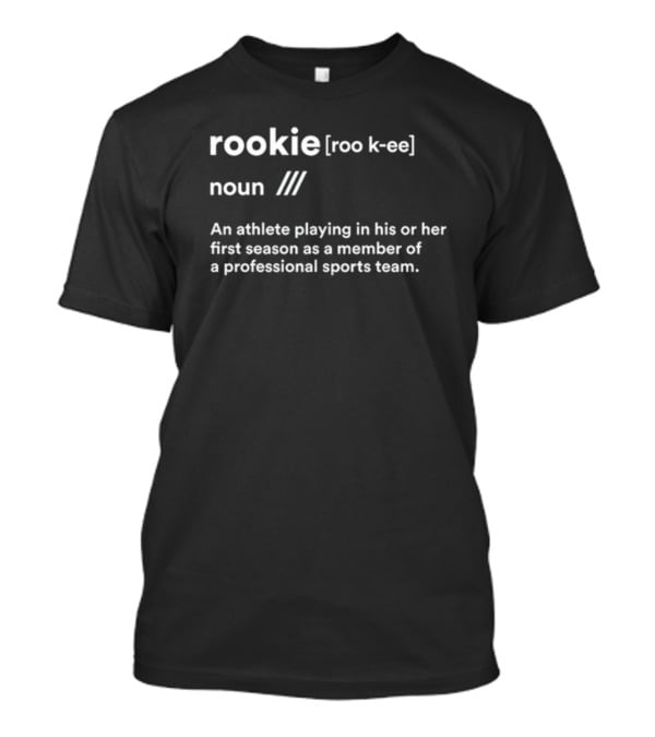 Rookie Definition Noun Athlete First Season Donovan Mitchell T-Shirt