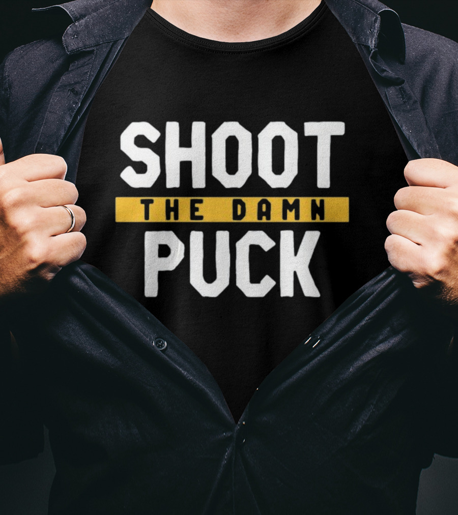Pittsburgh Shoot The Damn Puck T-Shirt