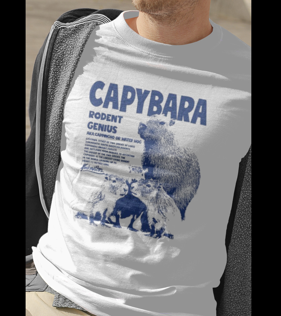 CAPYBARA Rodent Genius Aka Cappincho Or Water Hog T-Shirt