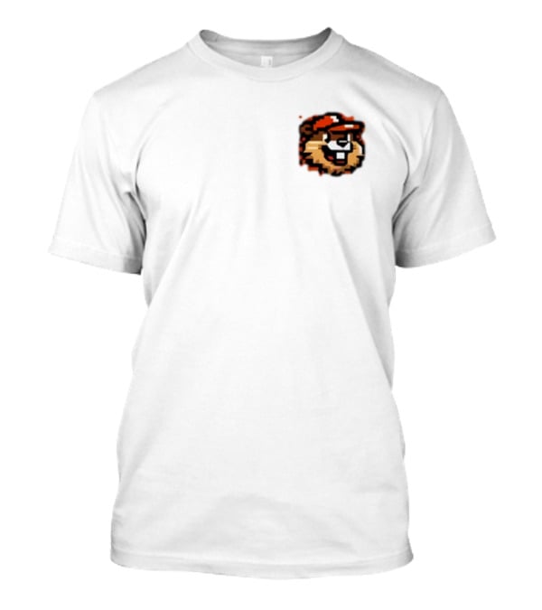 Digital Dam The Pac 2 Oregon State Beaver Retro Pixel T-Shirt