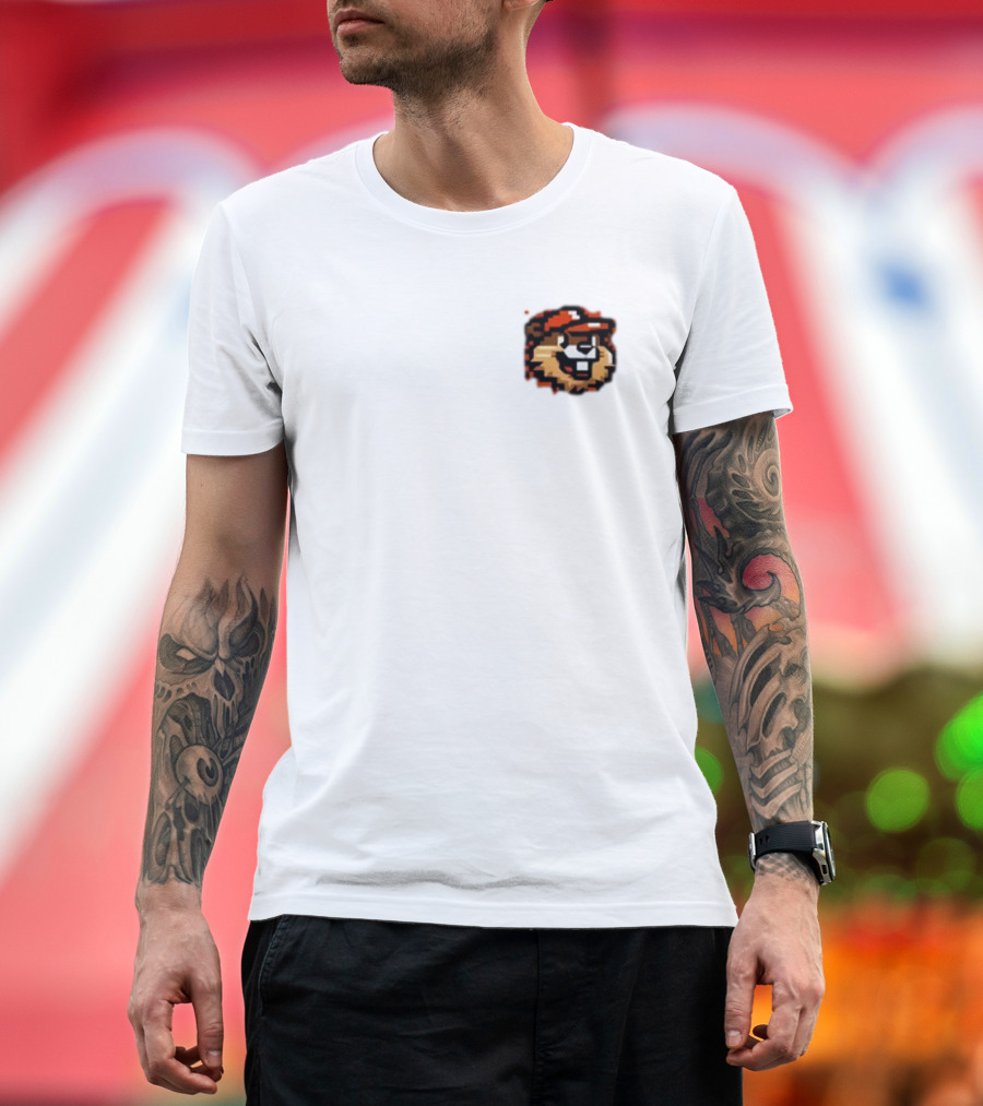 Digital Dam The Pac 2 Oregon State Beaver Retro Pixel T-Shirt