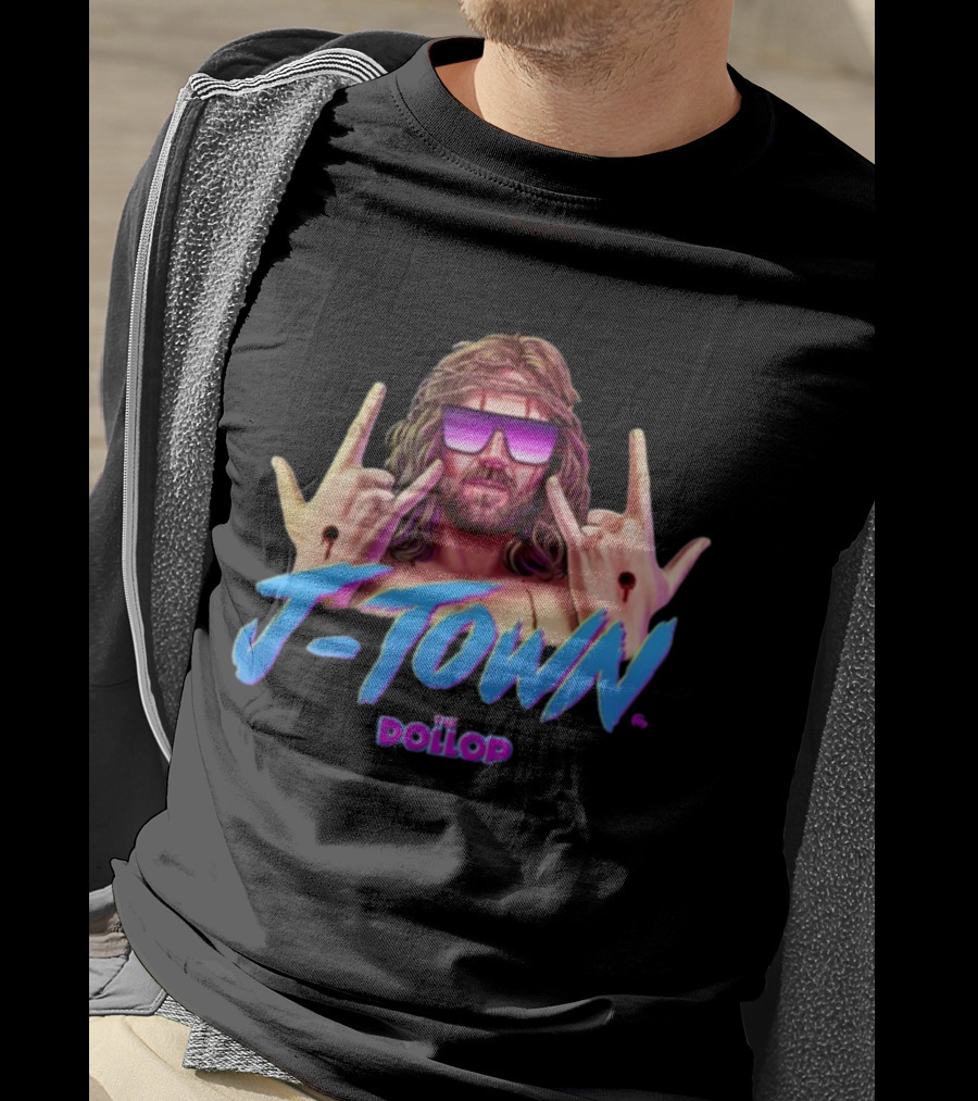 J Town The Dollop Retro Style Graphic By Jamesfosdike T-Shirt