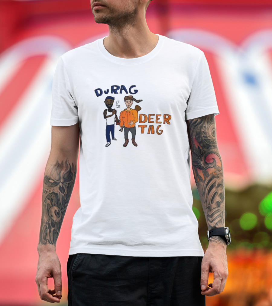 Topbananausa Store Durag Deer Tag T-Shirt