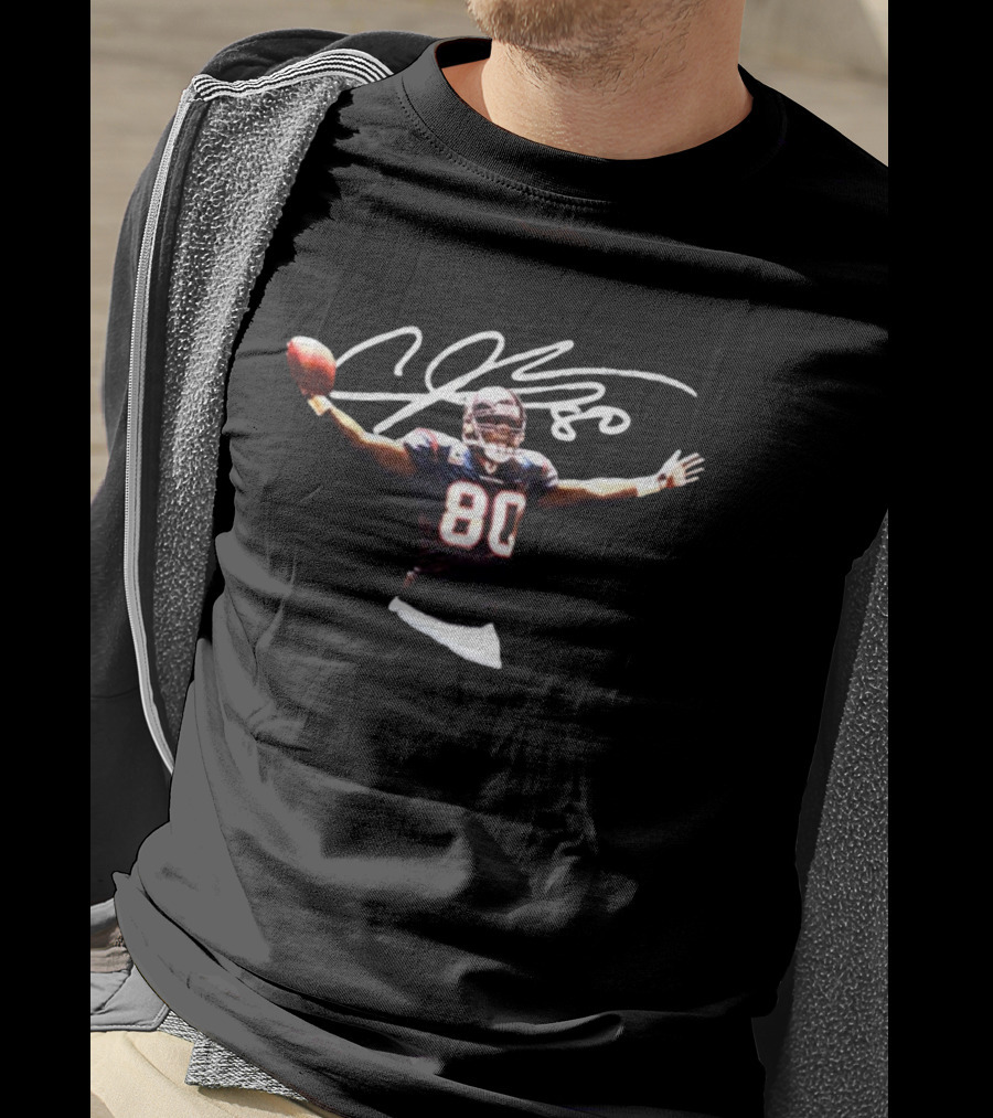 AJ80 Andre Johnson Football Celebration With Signature T-Shirt