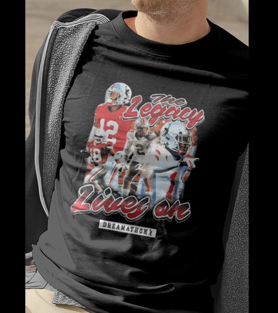 Dreamathon The Legacy Lives On Football Players T-Shirt