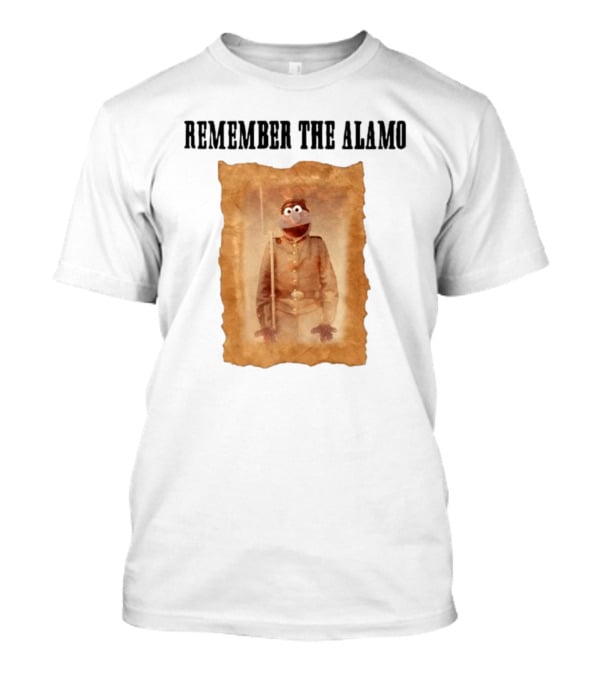 Lucca International Remember The Alamo Historical Muppet Soldier T-Shirt