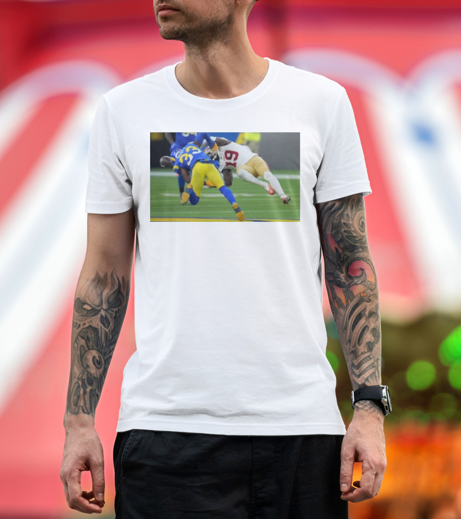 Nick Scott Tackling Deebo Samuel NFL Matchup T-Shirt