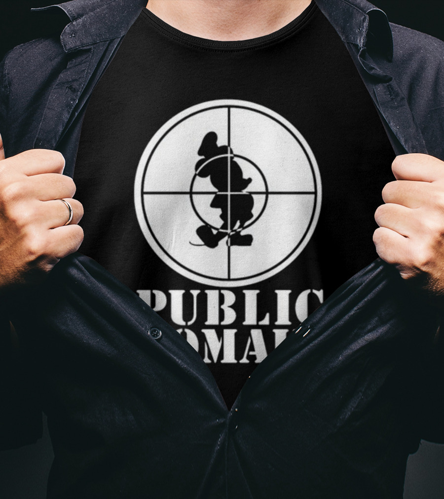 Public Domain Mickey Mouse Target T-Shirt