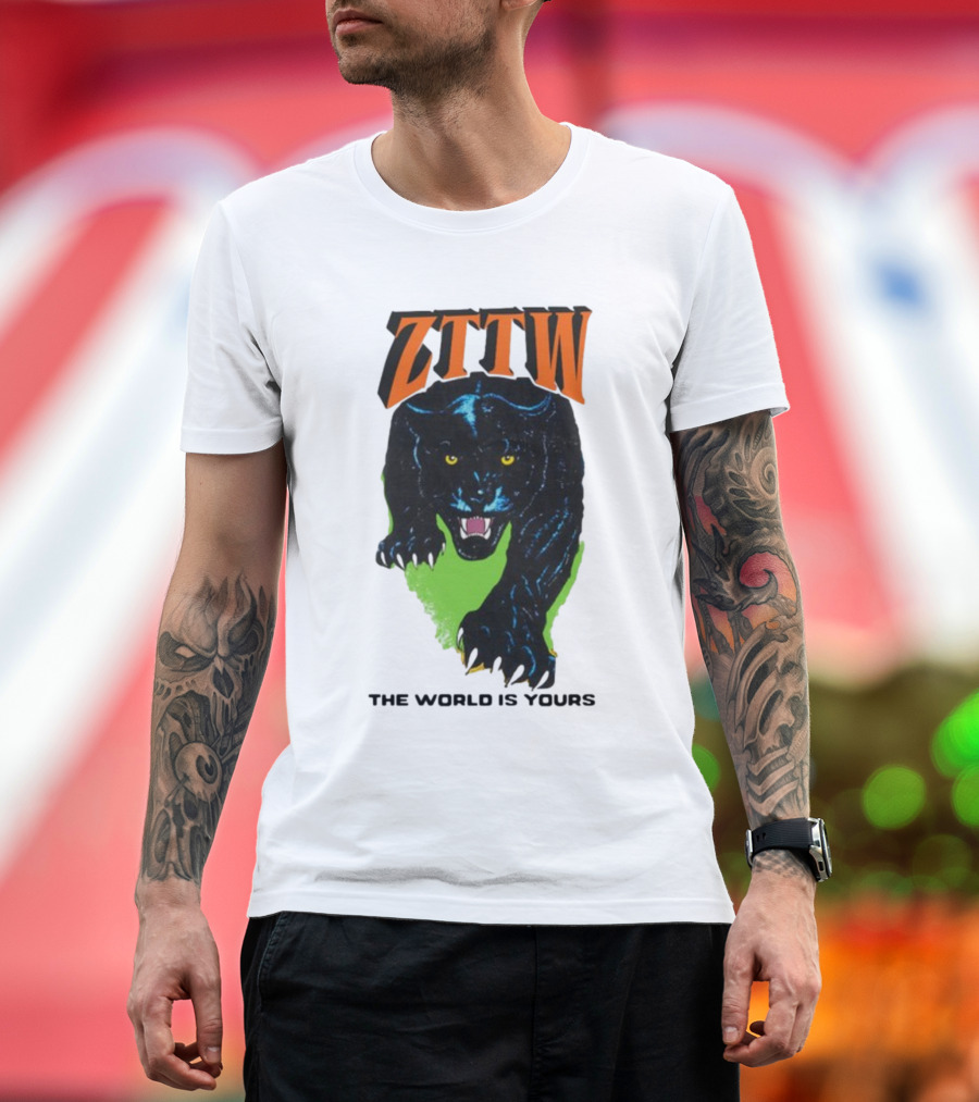 ZTTW The World Is Yours Black Panther T-Shirt