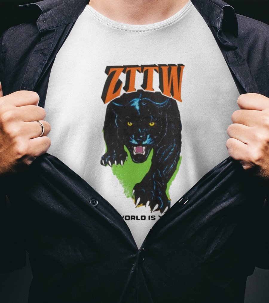 ZTTW The World Is Yours Black Panther T-Shirt