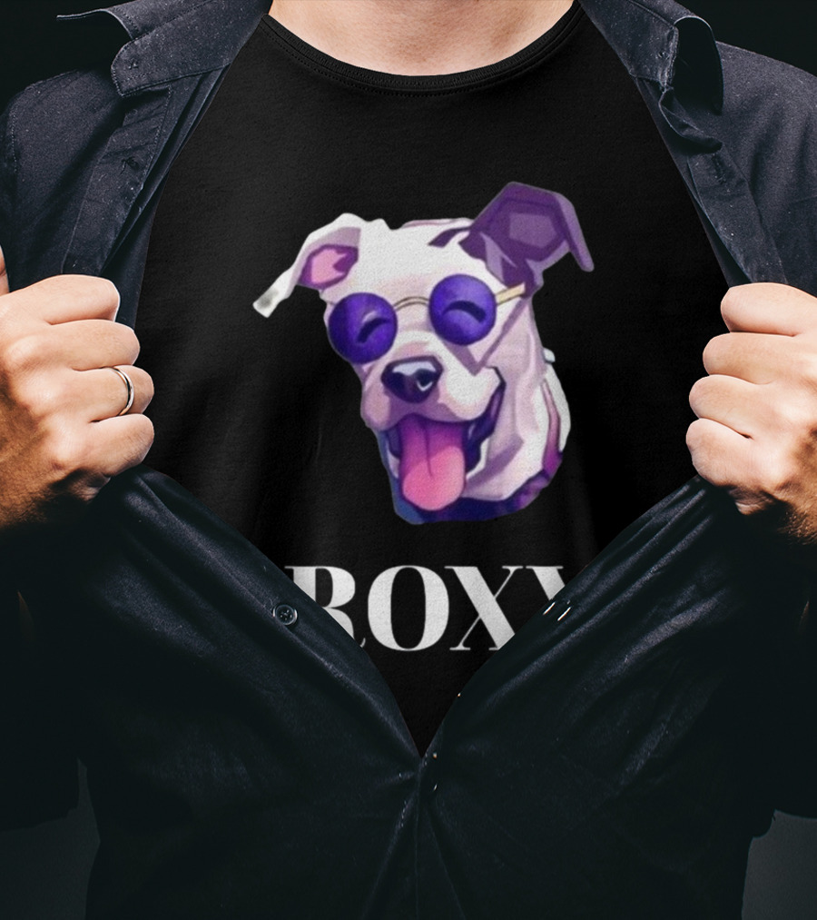 Too Cool Roxy Jbtv Purple Sunglasses Dog T-Shirt
