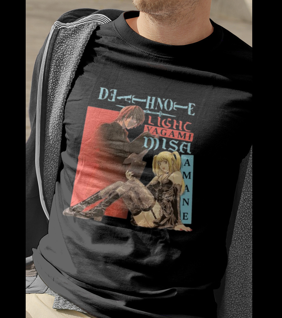 Death Note Light Yagami Misa Amane T-Shirt